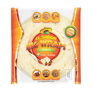 Flour Tortillas 6pcs 370gr