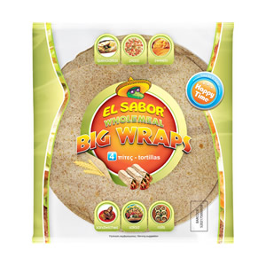 Tortillas Whole Wheat 4pcs 245gr