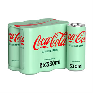 COCA COLA Soft drink with Stevia 6x330ml