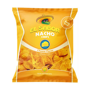 EL SABOR Nacho Chips Cheese Gluten Free 225gr