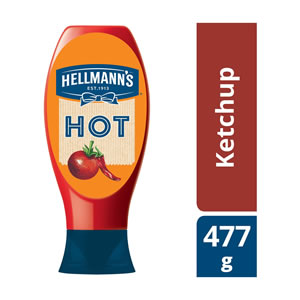 HELLMANN’S Ketchup Top Down Hot 477gr