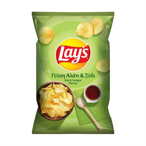 LAY’S Potato Chips with Salt & Vinegar 130gr