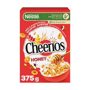 NESTLE Cheerios Whole Grain Cereal with Honey 375gr
