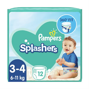 PAMPERS Splashers Swimwear Diapers No3-4 12pcs