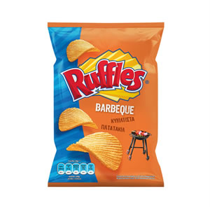 RUFFLES Barbeque chips 140gr