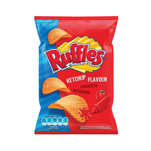 RUFFLES Chips with Ketchup 130gr