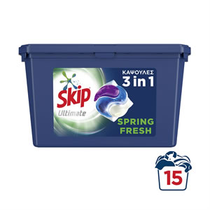 SKIP 3in1 Laundry Detergent Spring Fresh 15 capsules
