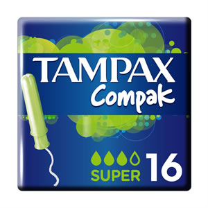 TAMPAX Compak Tampon Super 16 pcs