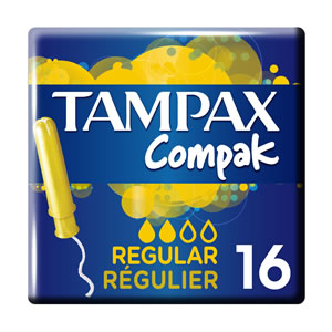 TAMPAX Compak Tampons Regular 16 pcs