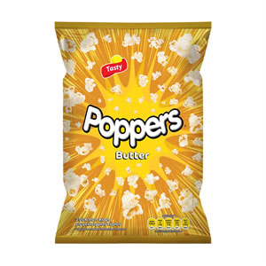 TASTY Poppers Popcorn with Butter Flavor 86gr