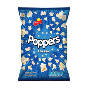 TASTY Poppers Popcorn with Salt 81gr