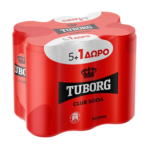 TUBORG Soda 6x330ml