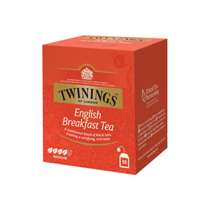 TWININGS English Breakfast Black Tea 10 tea bags