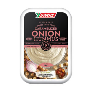 Hummus Caramelized Onion Vegan Gluten Free 250gr